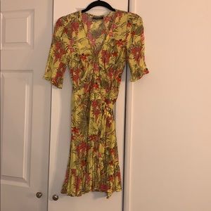 Floral Wrap Dress